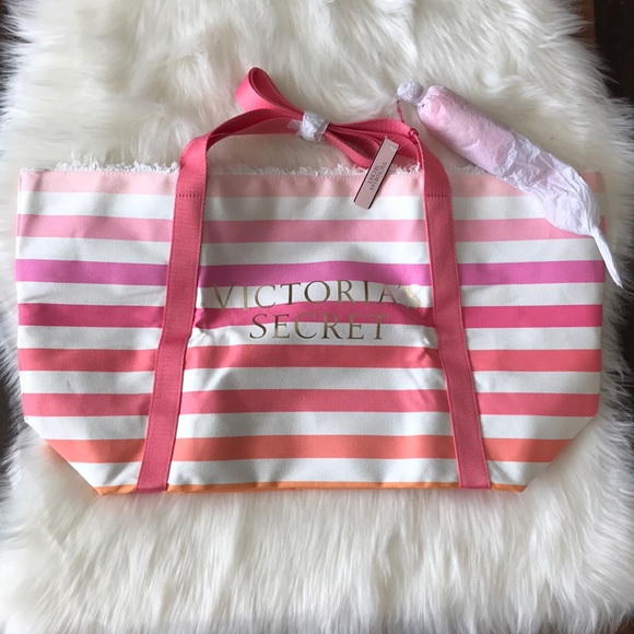 NWT Victoria Secret Beach Bag - Picture 1 of 4